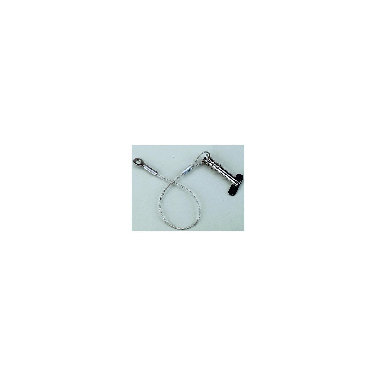 Attwood Marine Tethered 1/4" Spring-Loaded Clevis Pin, Stainless Steel