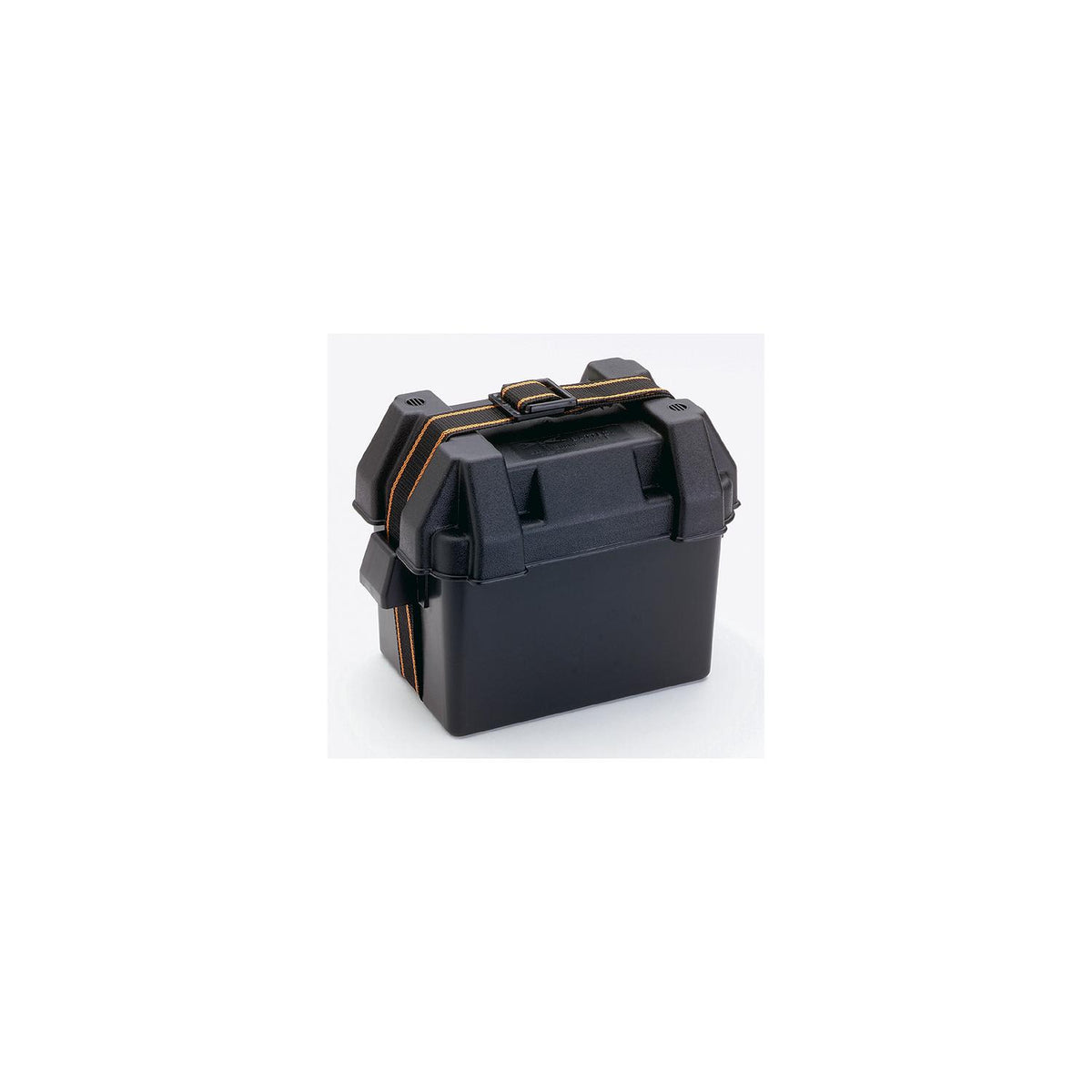 Attwood Marine Standard Battery Box, Black, Vented - Fits Group 16