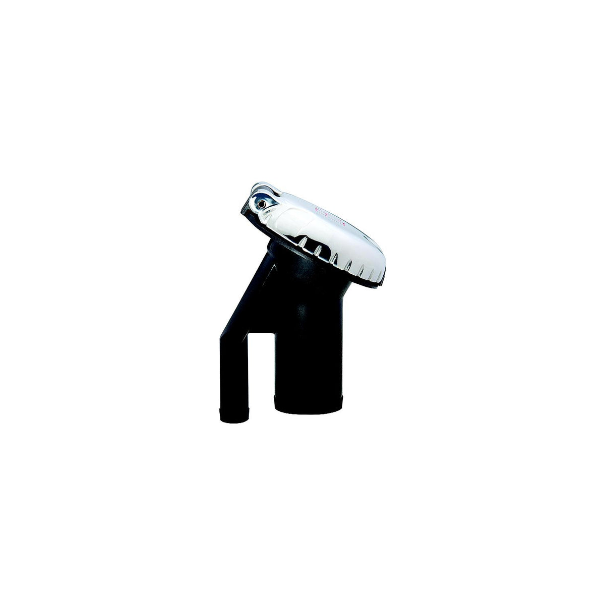 Attwood Marine Angled Gas Deck Fill For Pressure Release Systems, Stainless Cap
