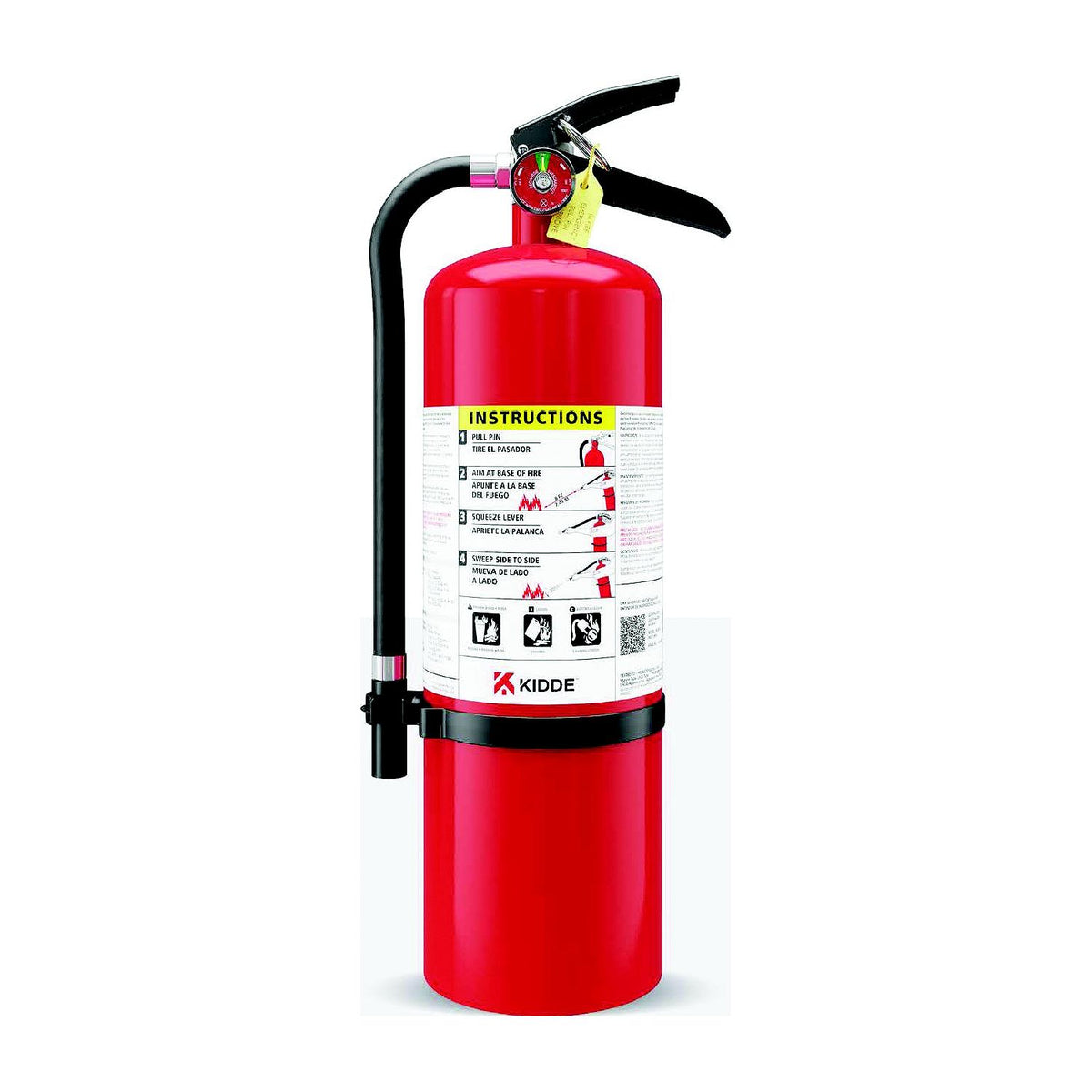Kidde Safety Pro 460 Fire Extinguisher, UL Rated:4-A:60-B:C, PRO-10MP-1
