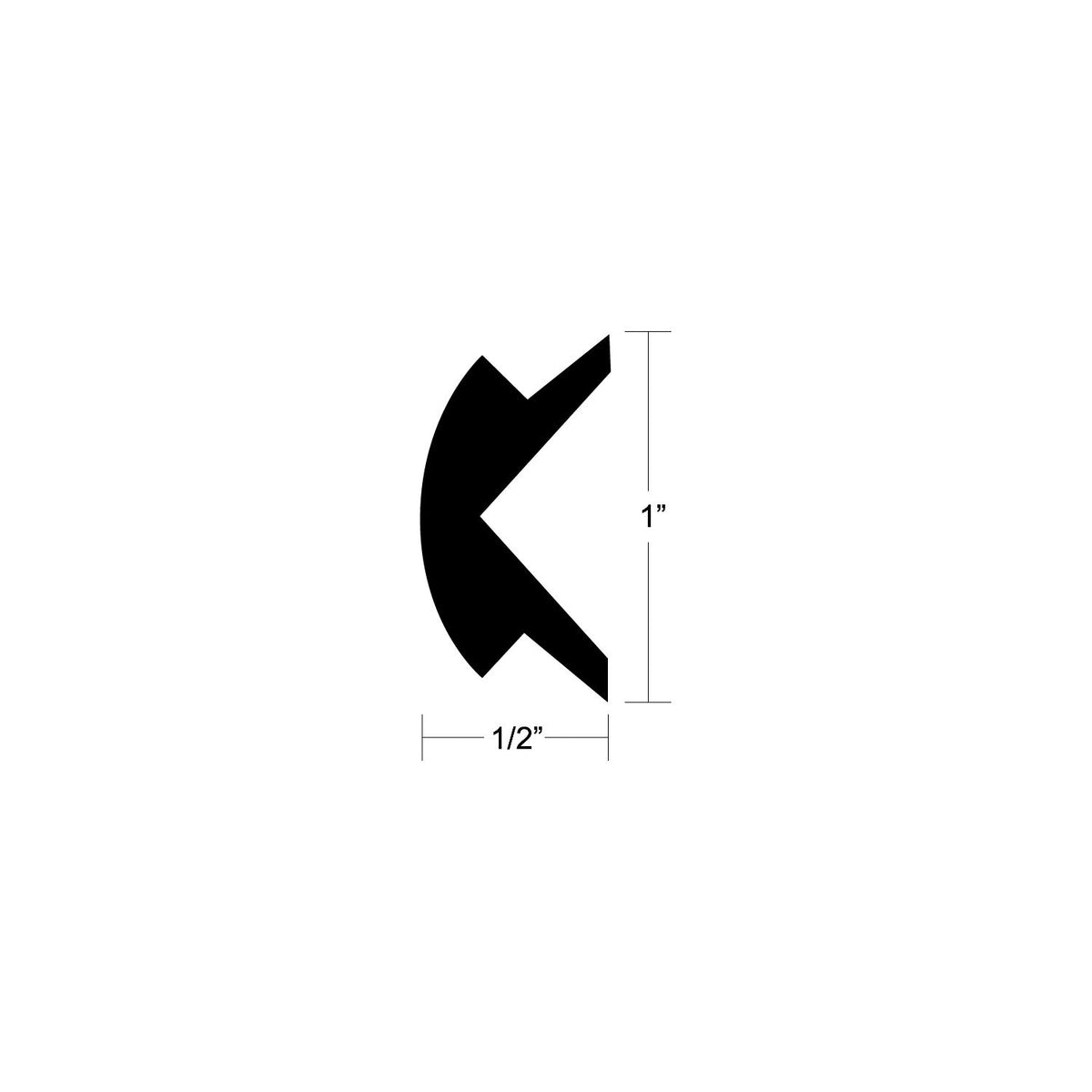 Taco Flexible Vinyl Insert, 70' White