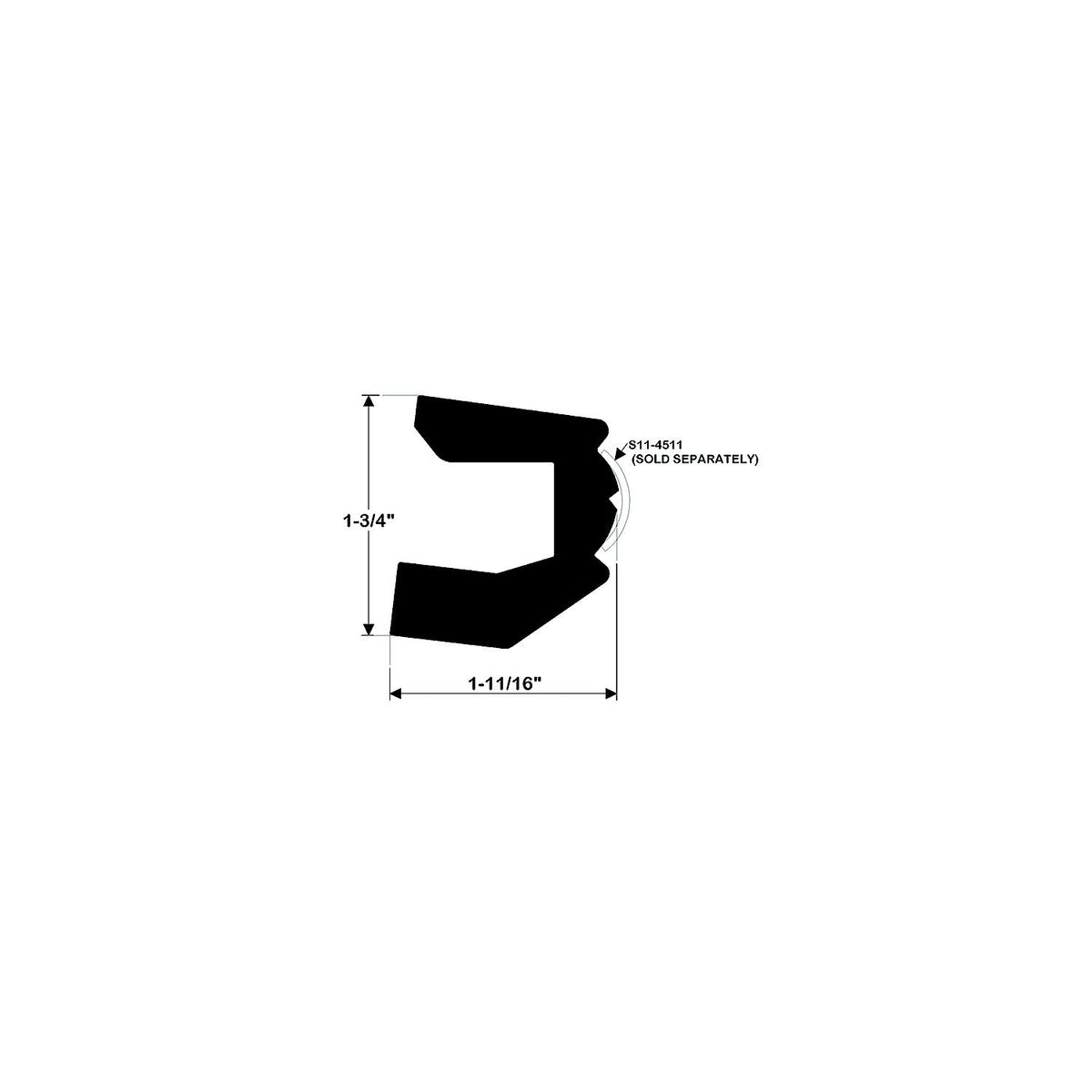 Taco Rigid Rub Rail
