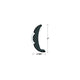 Taco Metals Rigid Vinyl Flex Core Rub Rail V21-9906BKA60D
