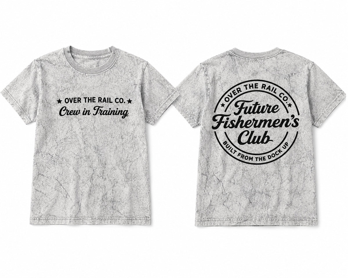 Over The Rail Co. - Over The Rail Youth Future Fisherman Club Tshirt