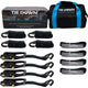 Tiedown Engineering Heavy Duty Car Trailer Ratchet Strap, Black, 11,128 lbs., 4-Pack, 2" x 8'
