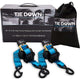 Tiedown Engineering Heavy Duty Retractable Ratchet Strap, Blue, 3000 lbs. Max Load, 2-Pack, 2"x 10'