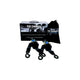 Tiedown Engineering Heavy Duty Retractable Ratchet Strap, Black, 3000 lbs. Max Load, 2-Pack, 2"x 10'