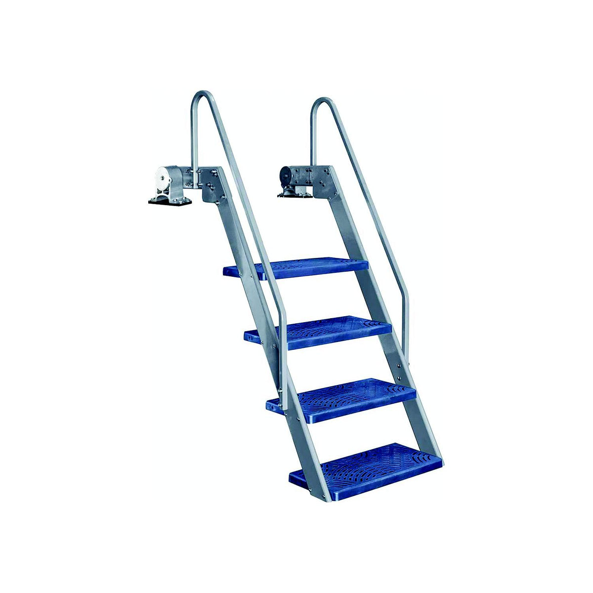 Tiedown Engineering Nautisteps Lite, 300 lbs., Gray with Navy Steps, 4 Steps