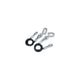 Tie Down Engineering 59537 36" Black Vinyl Jacketed Hitch Cables With "S" Hooks - Sold as Pair
