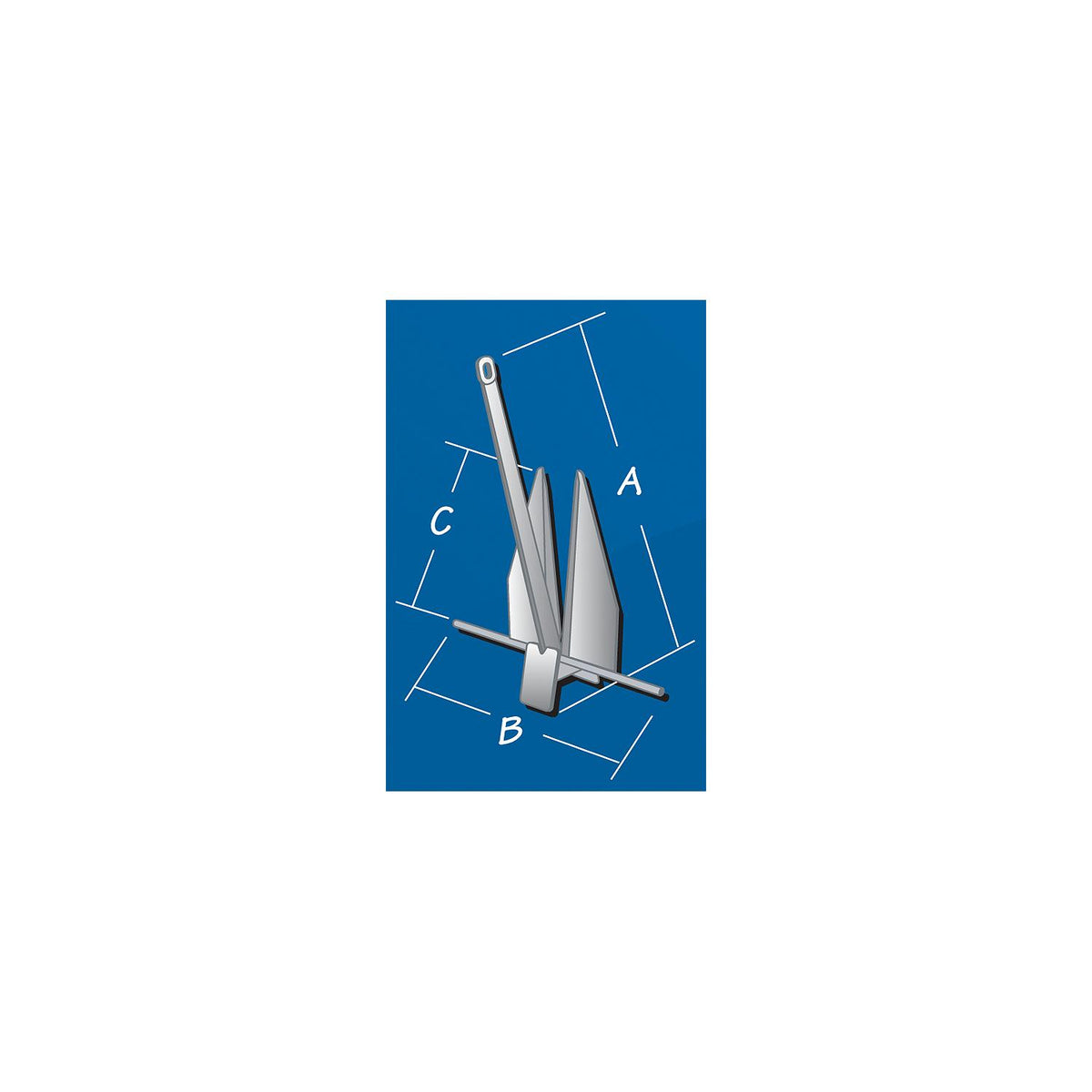 Tie Down Engineering Danforth Hi-Tensile Anchor 94019