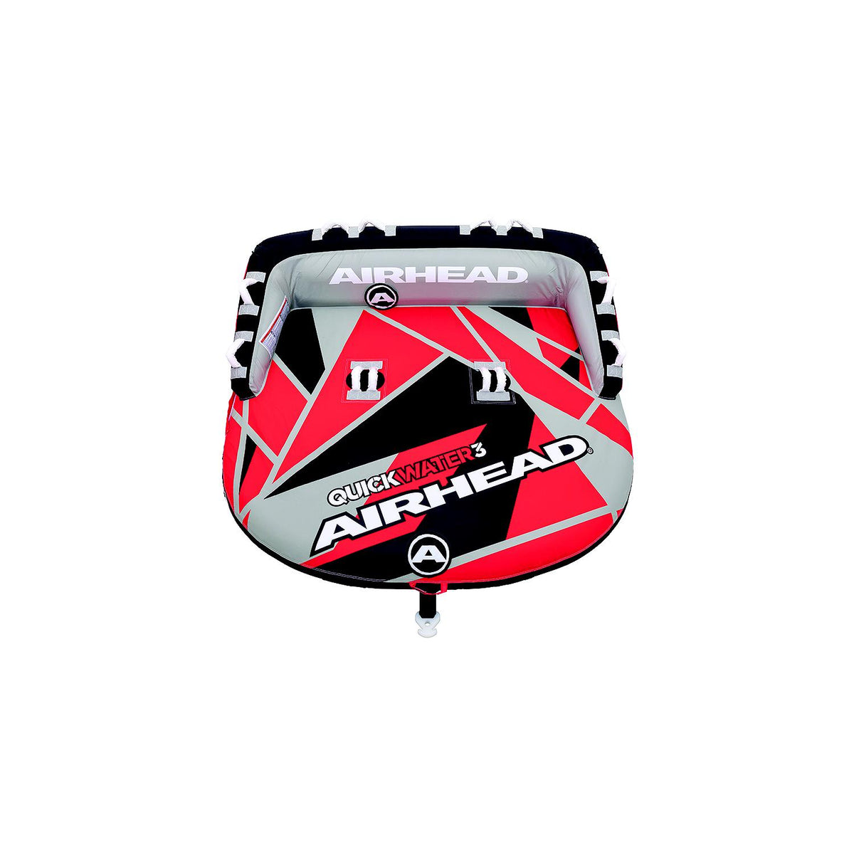 Air Head Quick Water Towable, Red/Black, 1-3 Riders