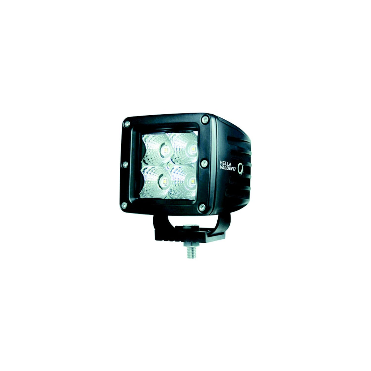 Hella Marine Valuefit Cube 4 LED Spot Light KitKit, Black