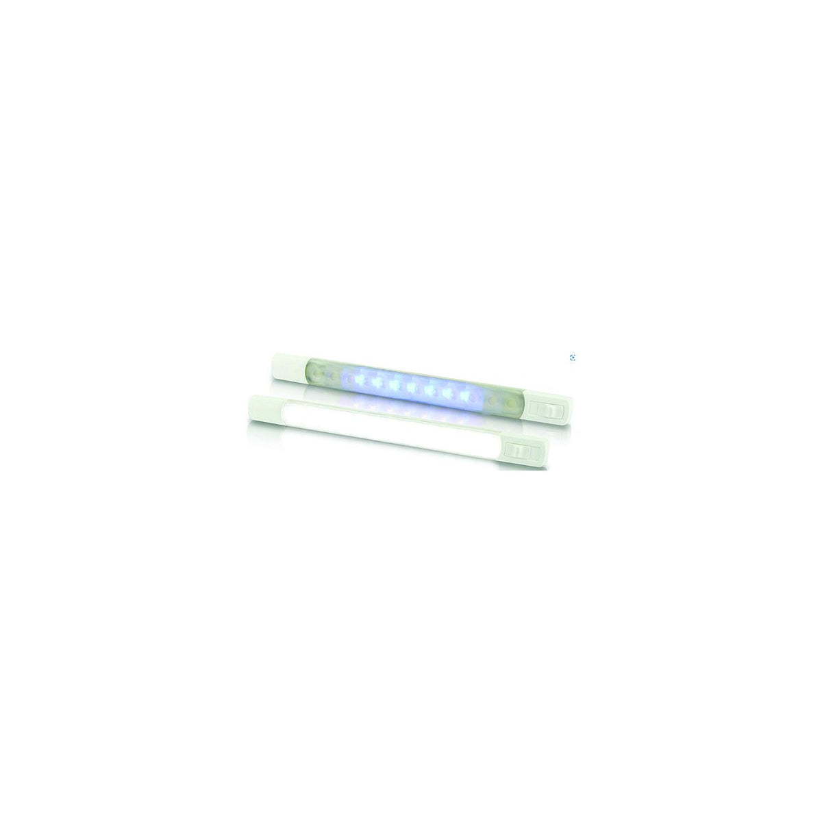 Hella Marine LED Surface Mt. Strip Lamps with Switch, White/Blue