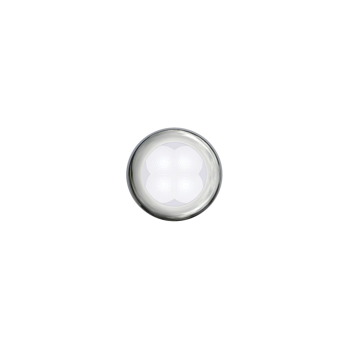 Hella Marine 4 LED Round White/SS Bezel 12V