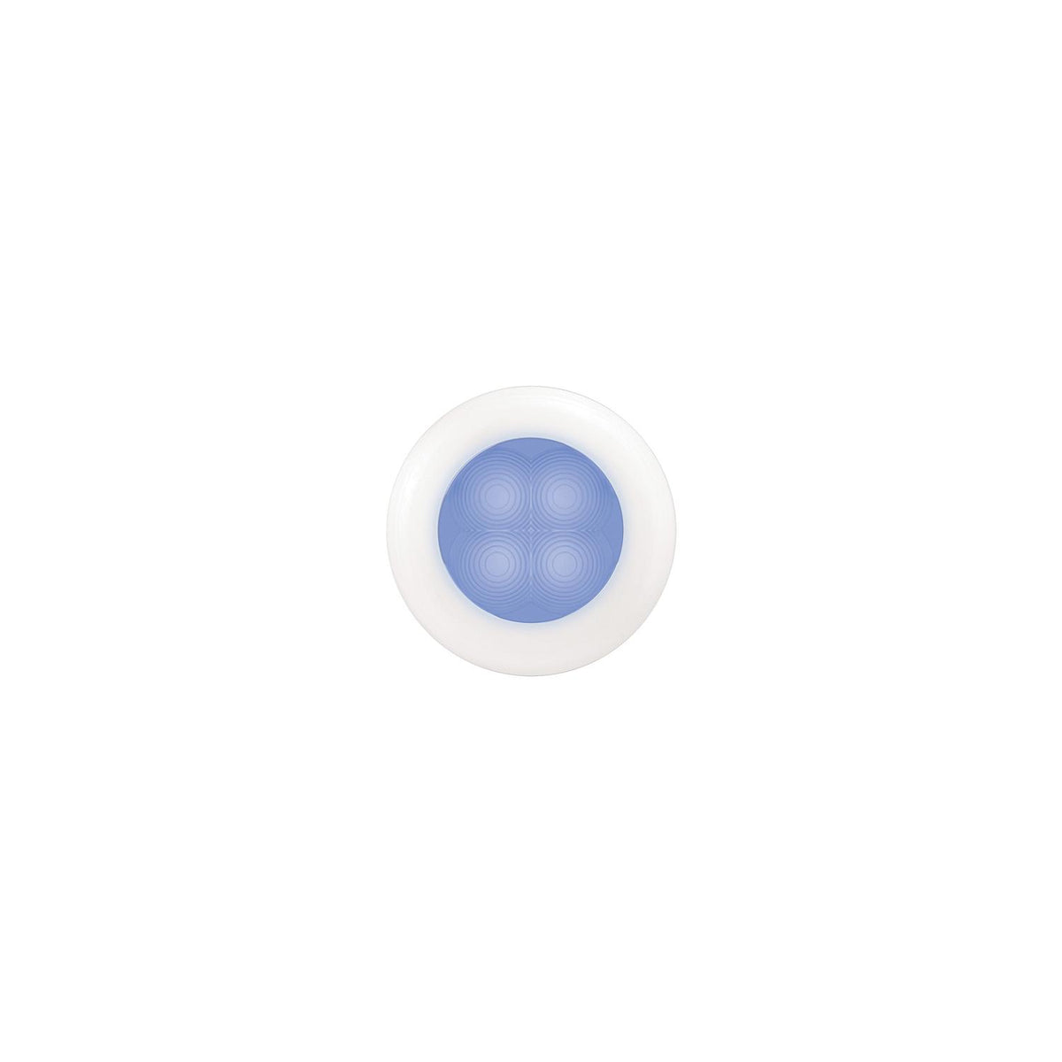 Hella Marine Slim Line Blu White Bezel with Spacer 12V