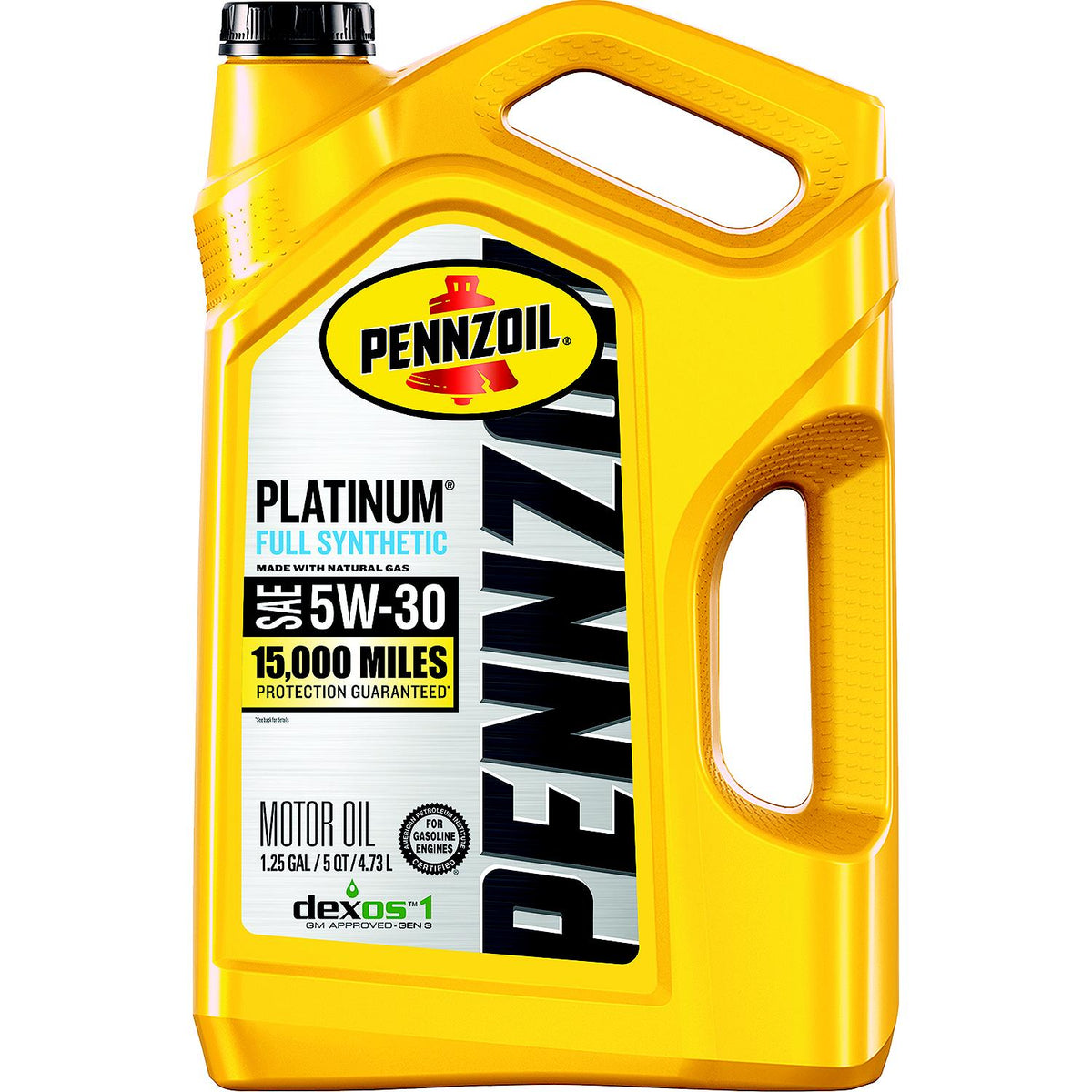 Pennzoil Platinum Full synthetic, 5W-30, 5 Quart, Pack of 3
