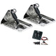 Lenco 16" x 12" Heavy Duty Performance Trim Tab Kit with Standard Tactile Switch Kit 12V