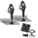 Lenco 9" x 9" Standard Trim Tab Kit with LED Indicator Switch Kit 12V