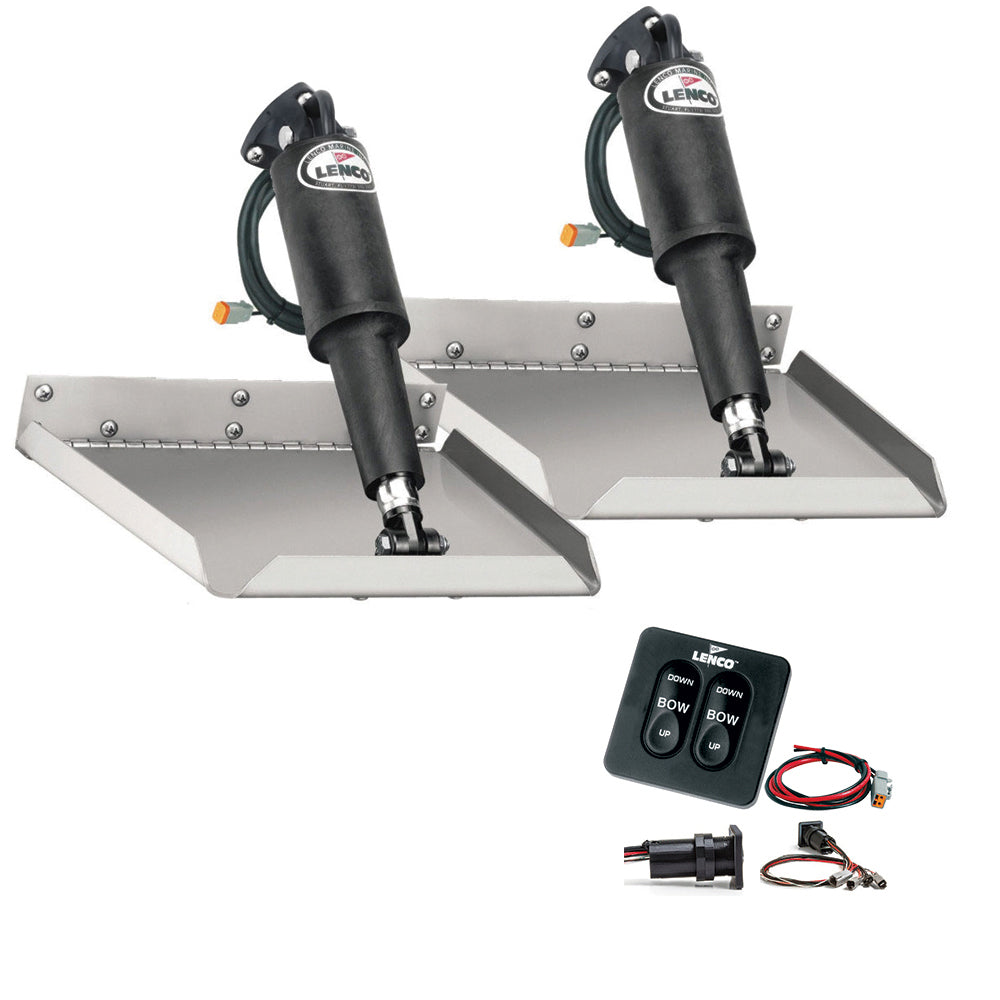 Lenco 12" x 9" Edgemount Kit with Standard Tactile Switch Kit 12V