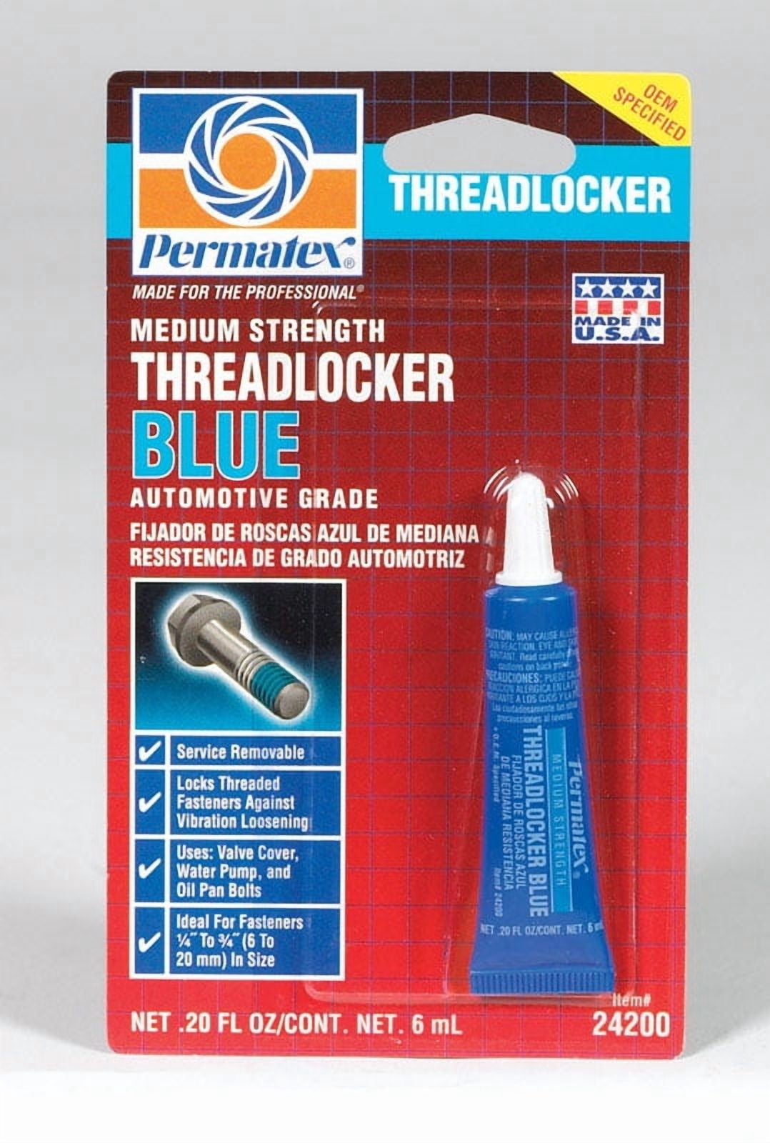 Permatex Threadlocker Tube