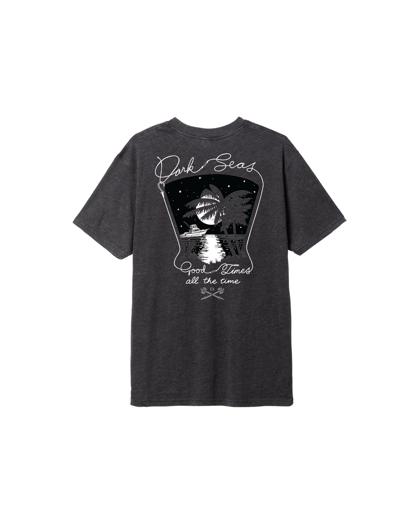 Dark Seas - Nite Line-Mineral Tee