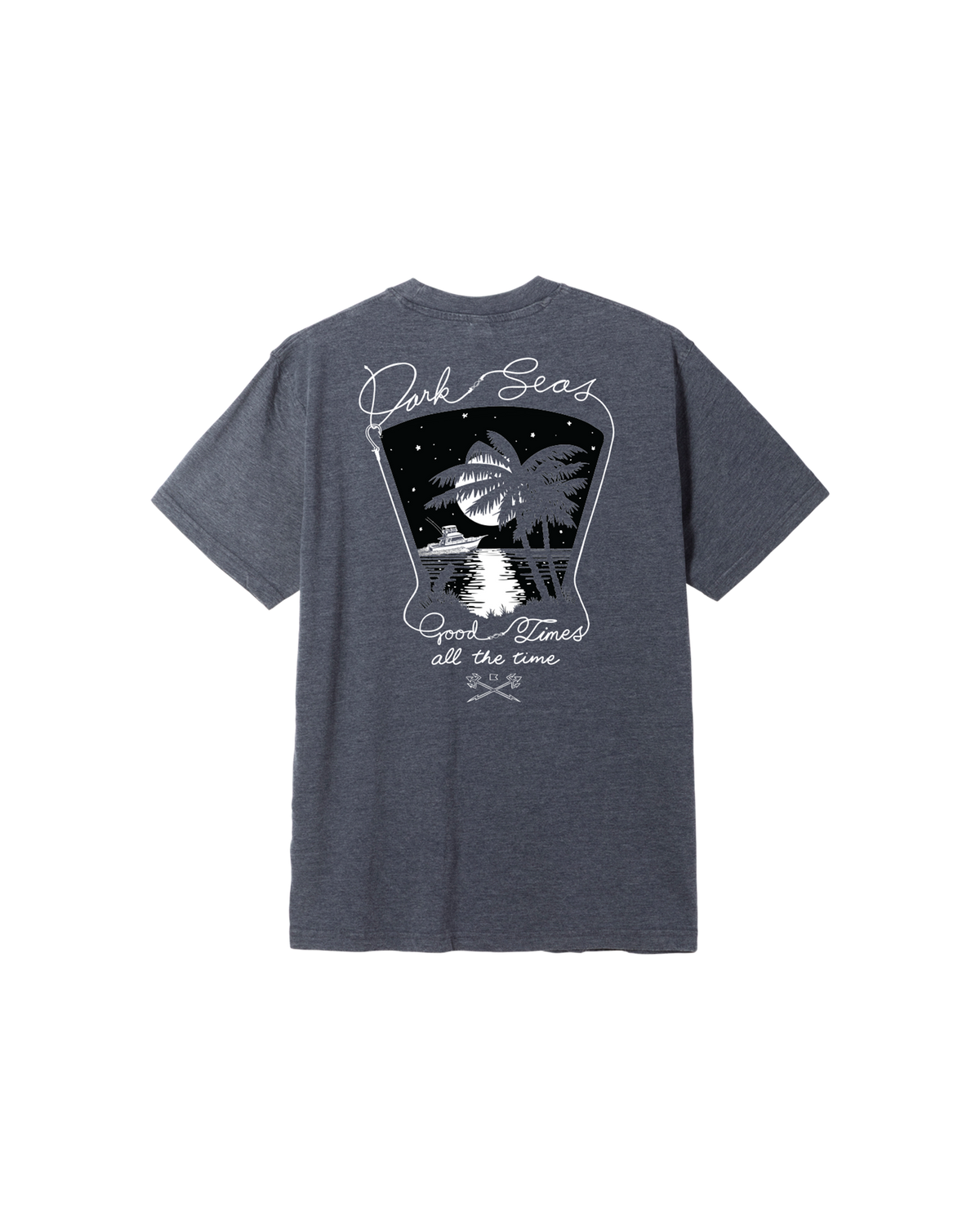 Dark Seas - Nite Line-Mineral Tee