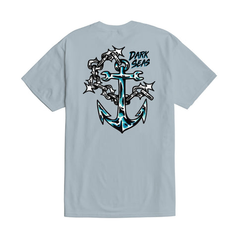 Dark Seas - Chrome Chains-Tee — M / Arctic Blue