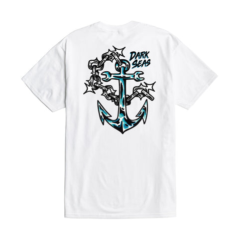 Dark Seas - Chrome Chains-Tee — M / White