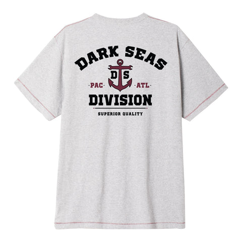 Dark Seas - Regimen-Blind Stitch Tee — M / Heather Gray