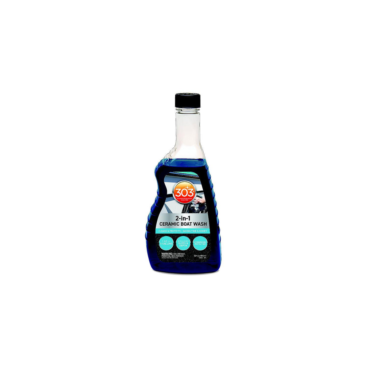 Gold Eagle 303 Products 2-in-1 Ceramic Boat Wash, 32 oz.