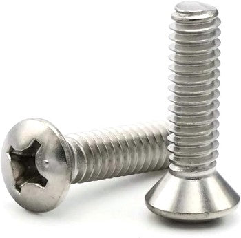 South Jersey Fasteners - 316 Stainless Steel Phillip Oval Head Machine Screw (MS)