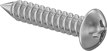 316 Stainless Steel Phillip Pan Head Sheet Metal Screw (SMS)