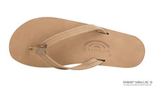 Rainbow Sandals - Rainbow Womens Premier Leather Double Layer Narrow Strap Sandals