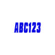 Hardline Series 350 Registration Kit, Solid Color Font (Includes 4 Sets of 3" A-Z, 0-9) BLU350EC
