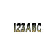Hardline Series 200 Registration Kit, Cursive Font With Top to Bottom Color Gradations (Includes 4 Sets of 3" A-Z, 0-9) BRBKG200