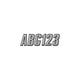Hardline Series 800 Registration Kit, Block Style Solid Body With Bevel Effect, Contrasting Outline (Includes 4 Sets of 3" A-Z, 0-9) SIBLK800