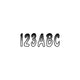 Hardline Series 200 Registration Kit, Cursive Font With Top to Bottom Color Gradations (Includes 4 Sets of 3" A-Z, 0-9) WHBKG200
