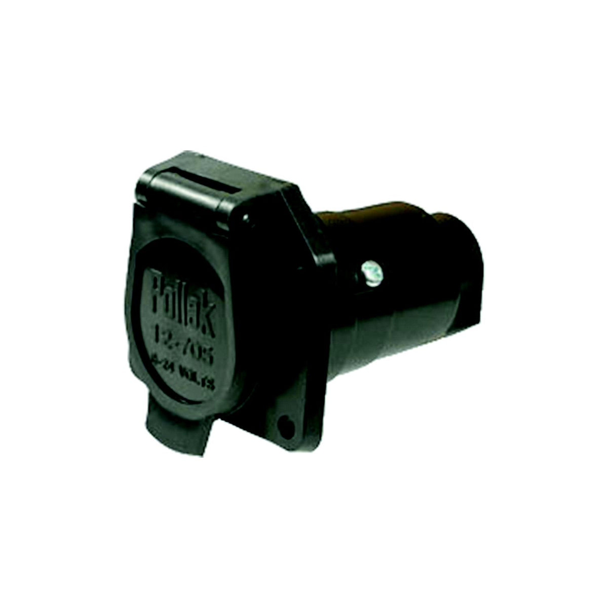Pollak Corp Pollack 7-Way Black Plastic Car End Socket Only