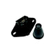 Pollak 6-Pole Round Plastic Vehicle End Socket with Rubber Boot