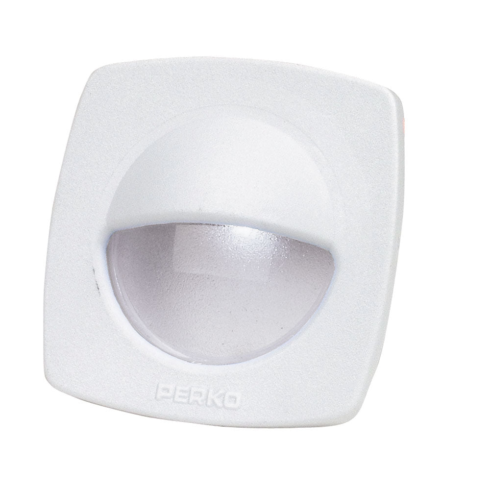Perko LED Utility Light with Snap-On Front Cover - White