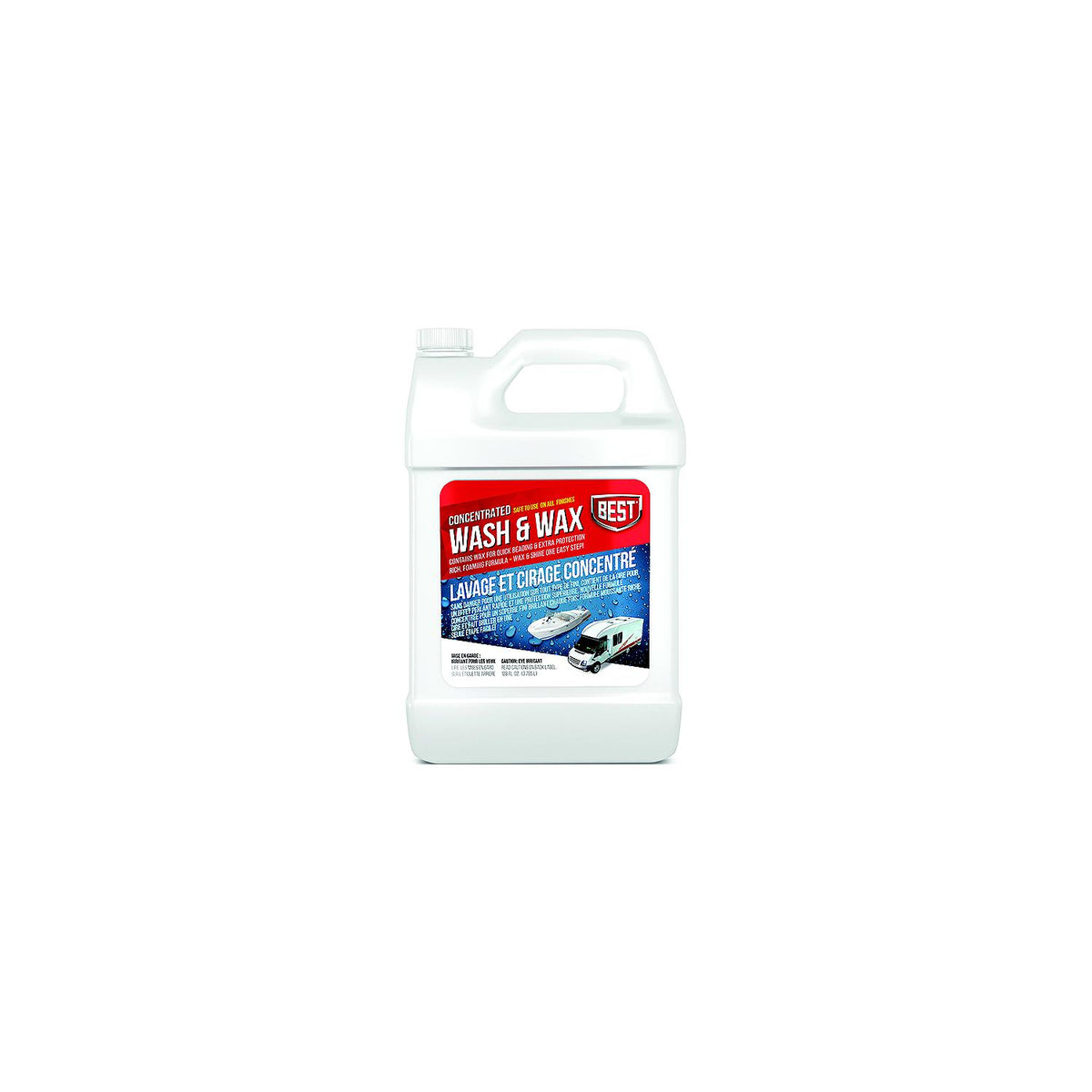 Pro Pack Packaging Best Wash & Wax, 128 oz Concentrate, 4/case