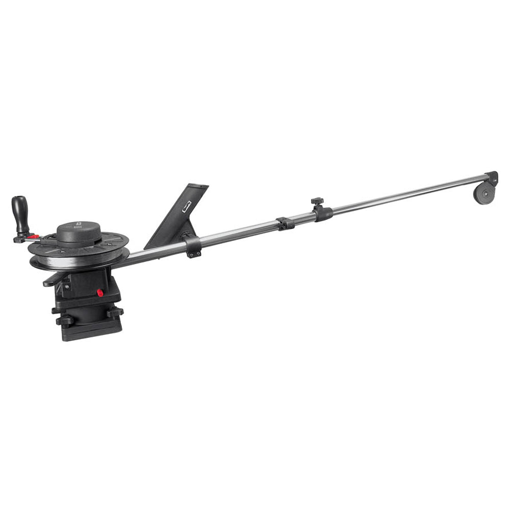 Scotty 1091 Telescoping 60" Longarm Combo Manual Downrigger with Swivel Base
