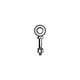 Chicago Hardware Shoulder Eyebolt, Galvanized 084451