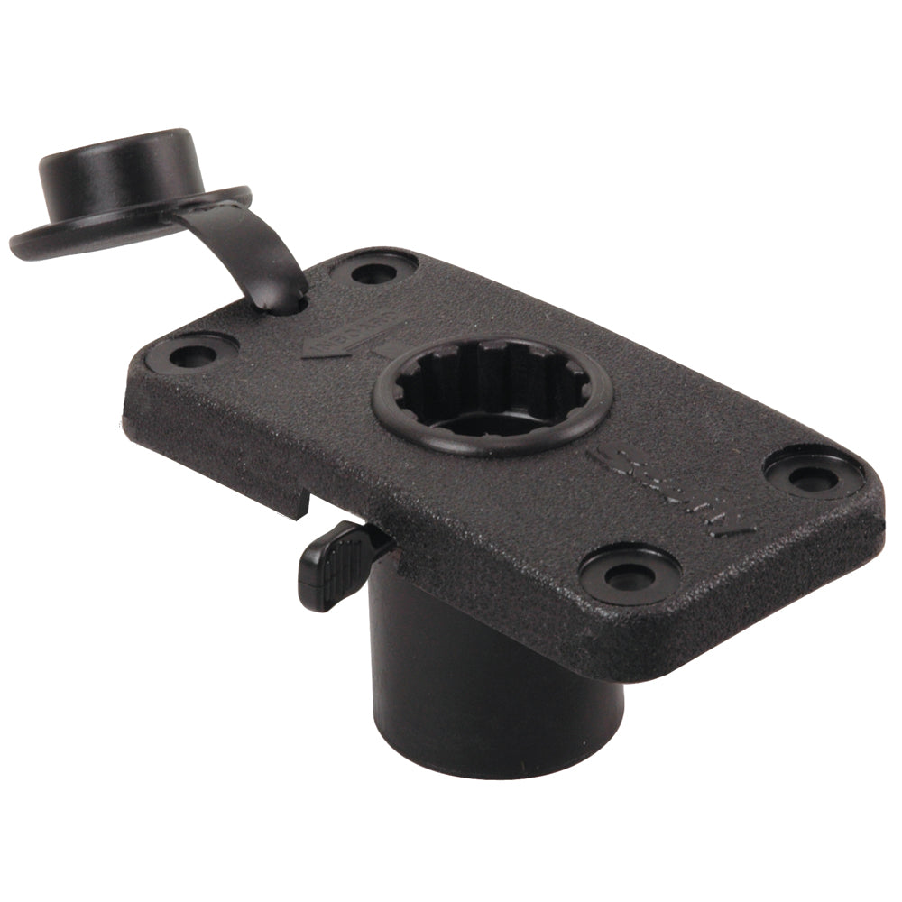 Scotty 244 Locking Flush Deck Mount with Rain Cap