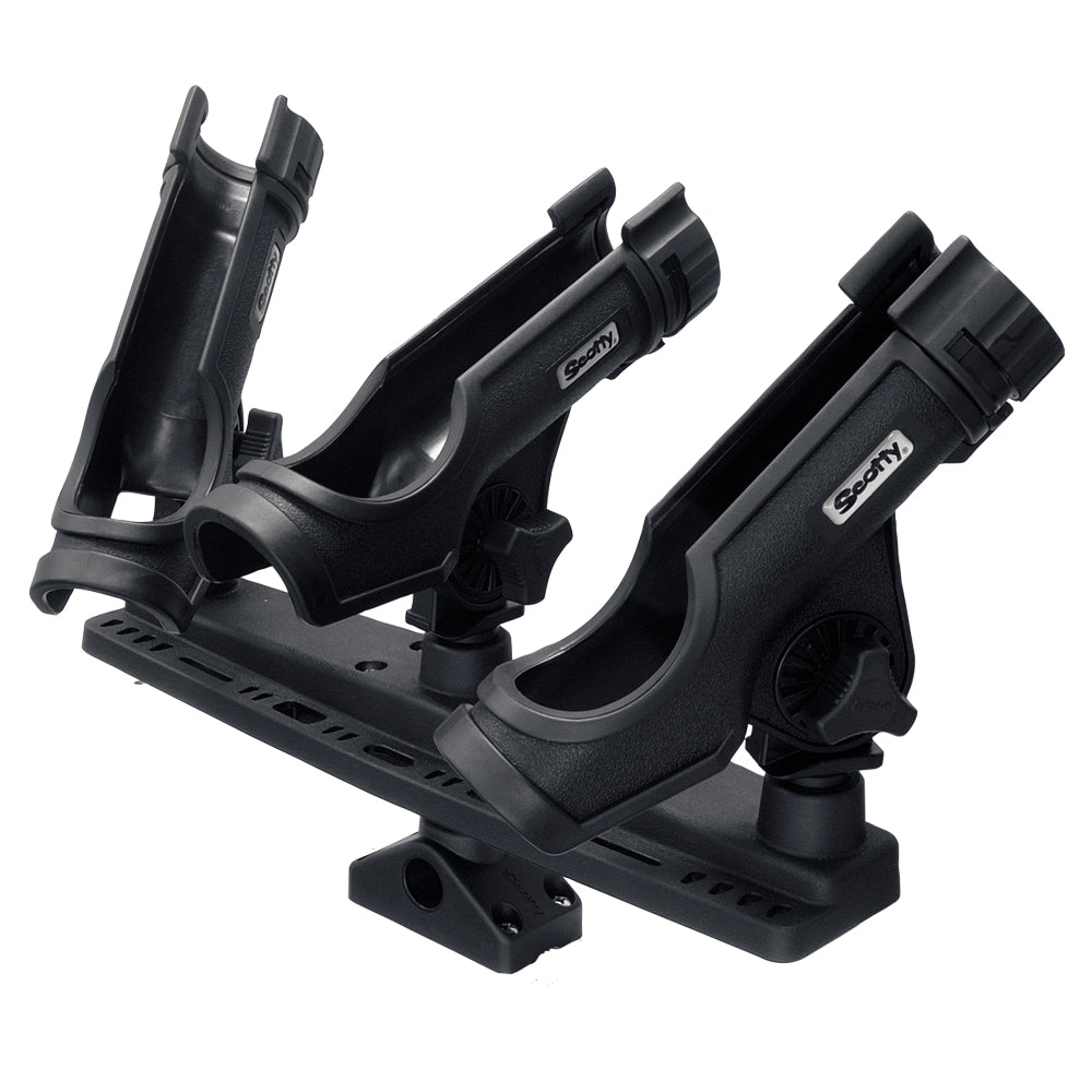 Scotty Triple Rod Holder with 3 230 Power Lock Rod Holders