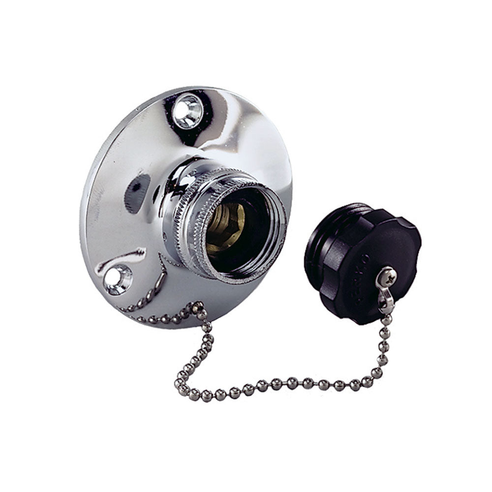 Perko Water Inlet Fitting with Plug