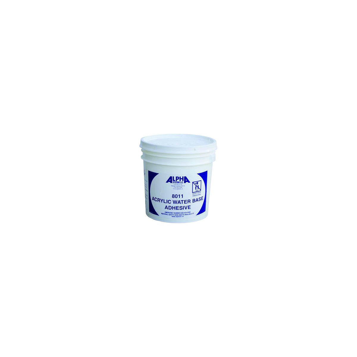 Lippert Alpha Systems Acrylic Water Based Bonding Adhesive, Gal., White