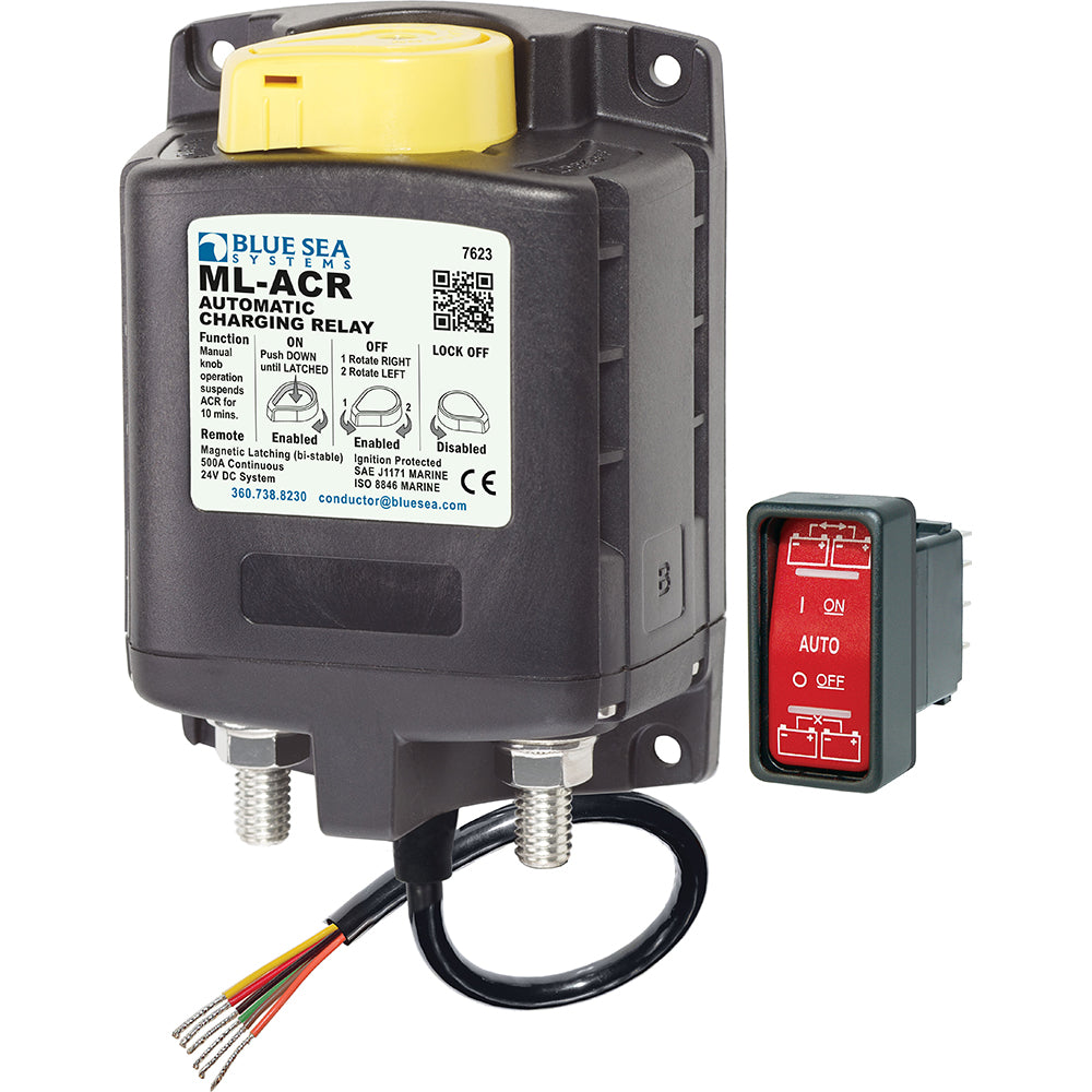Blue Sea Systems 7623 ML-Series Heavy Duty Automatic Charging Relay - 24V