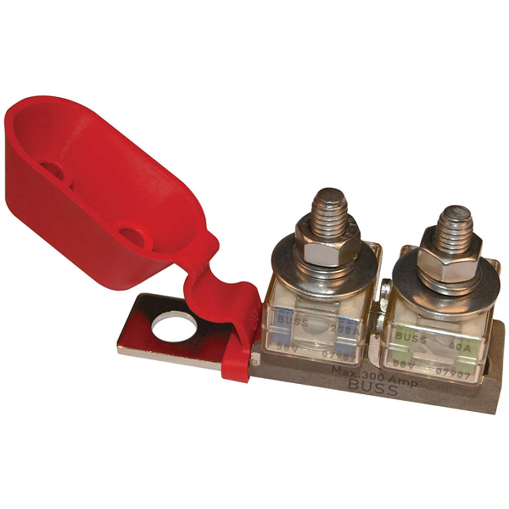 Blue Sea Systems 2151 Terminal Fuse Block - 3/8" Mounting Hole - 2 Terminal Studs