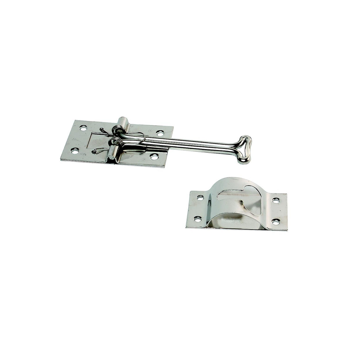 RV Designer Entry Door Holder - Self Closing - Stainless Steel "T" - 6"